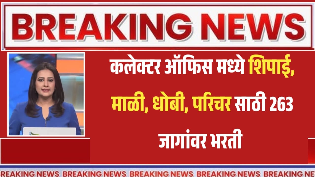 Collector Office Bharti 2025